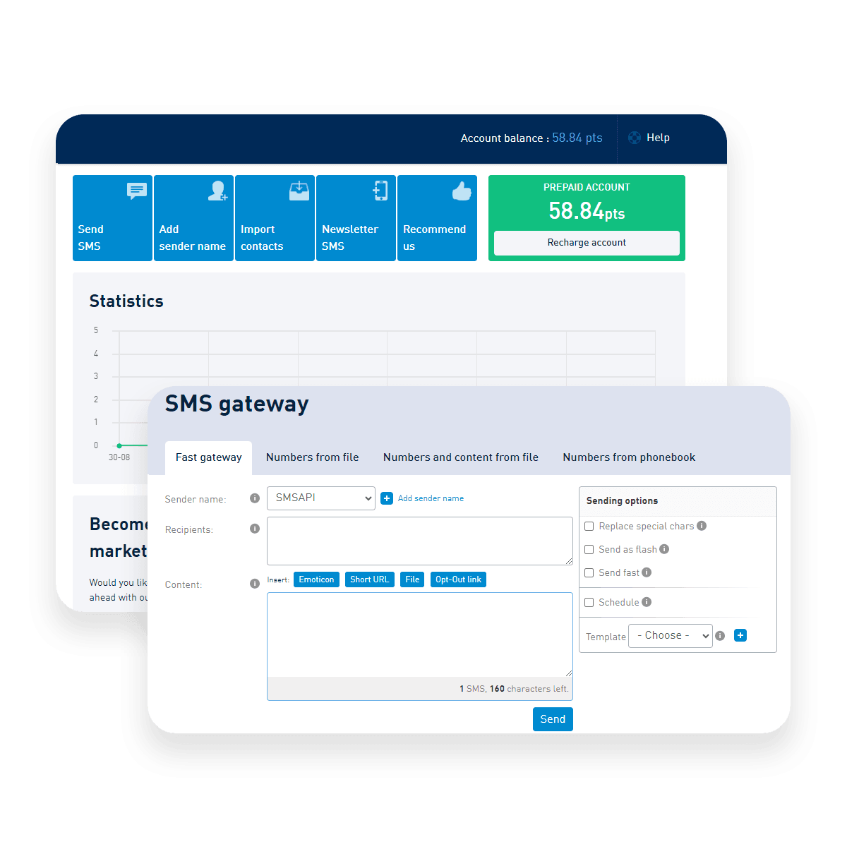 Customer Portal - SMSAPI